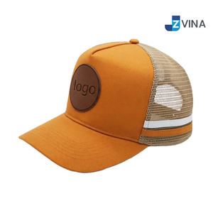 Gorra Trucker de Malla con Logotipo Personalizado, Gorra Snapback con Franja Lateral Bordada para Uso Casual al Aire Libre - Product Image 2