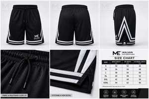 Premium Men's <b>Black</b> football <b>Board</b> Shorts With Side Stripe Drawstring Casual Plus Size Short Shorts - Product Image 5