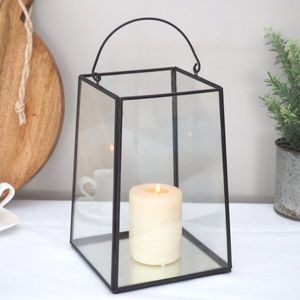 <b>Brass</b> Metal <b>Lantern</b> With Glass Panels For Home Decoration Durable Design - Product Image 6