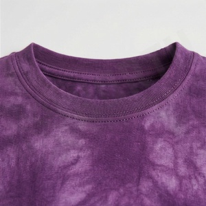 Camiseta Corta de Verano para Mujer, Color Personalizado, Tie Dye, Ajustada, Estilo Hip Hop, Top Corto de Algodón, Ropa Casual de Moda - Product Image 4