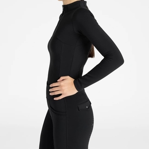 High Quality 4way Stretch Horse Riding Equestrian Shirt <b>Top</b> Base Layer Competition Show Shirt <b>Polo</b> in Soft Feel Technical Fabric - Product Image 4