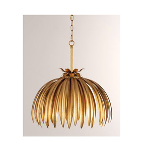Floral Leaf Chandelier American Creative Designer <b>Lighting</b> for Restaurant Entryway Bedroom-Long Middle Hanging - Product Image 1