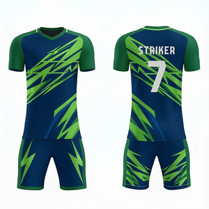 Conjunto de Uniforme de Fútbol Profesional, Diseño Personalizado, Talla Personalizada, Camiseta de Fútbol, Pantalones Cortos, Ropa de Equipo, Ropa Deportiva de Entrenamiento, Sublimación - Product Image 1