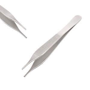 แหนบทันตกรรม Adson 12ซม. 1X2คีมคีบฟันสแตนเลสแหนบทันตกรรมแบบถอดได้แหนบคีบคอตตอนยึดปากีสถาน - Product Image 1