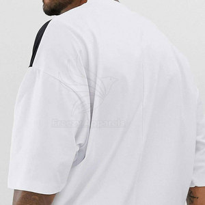 Low Moq Custom Cotton T- Shirt For Men Blank Over Size T-Shirt For Adult Size Over Size T-Shirt For Men For Online Sale - Product Image 4