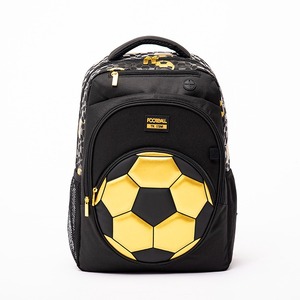 Sac d'école de football avec impression en feuille d'or (grande taille) - Product Image 1
