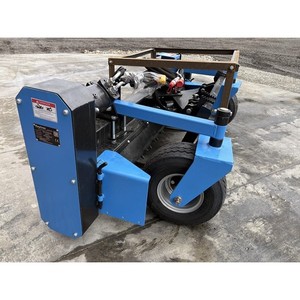 อุปกรณ์พรวนดินแบบ Power Rake สำหรับรถตักล้อยางขนาด 78 นิ้ว รุ่น New Blue สำหรับปรับปรุงสภาพดิน จัดระเบียบ และเตรียมพื้นที่ก่อสร้าง - Product Image 1