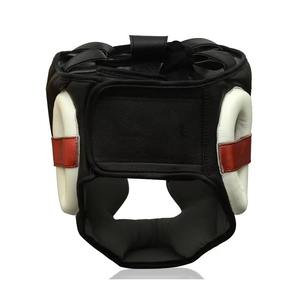 New Latest Design High Quality PU Material Round Head Guard for Unisex MMA & Boxing Training Full Face Safety - Product Image 2