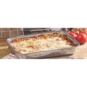 Plaque de cuisson en acier inoxydable de qualité supérieure avec grille de refroidissement pour four et barbecue, plateau de service profond ou peu profond avec poignée métallique - Product Image 4