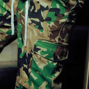 Conjunto de Pantalones Cargo y Shorts 2 en 1 para Hombre, Transpirable, Ligero, de Lona, con Estampado de Camuflaje, Corte Holgado, 100% Algodón, para Verano - Product Image 4