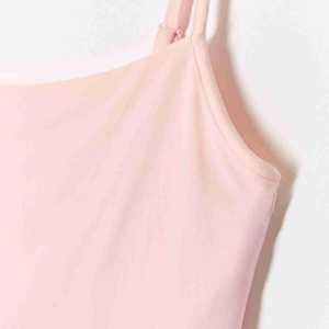 Débardeur côtelé haut de gamme personnalisé pour femme, col bas, bretelles spaghetti, respirant, dos nu, pour l'entraînement - Product Image 4