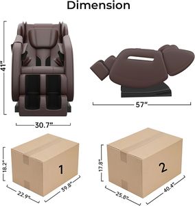 Sillón de Masaje de Salud de Cuerpo Completo con Gravedad Cero, Sillón Reclinable Inteligente con Masaje de Estiramiento, Calor y Escaneo Corporal - Product Image 2