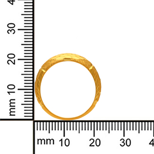 Anillo Opuline Facet Gold: Anillo Golden Sovereign Bow con Filigrana Intrincada, Acabado Pulido Profundo, Elegancia Eterna - Product Image 5