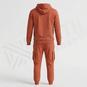 Survêtement en velours de haute qualité personnalisé pour hommes, vêtements de sport en velours, survêtement en molleton de luxe pour hommes, survêtements pour hommes - Product Image 3