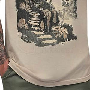 Camisetas Estampadas para Hombre 100% Algodón, Tallas Grandes, Precio al por Mayor, Camisetas Estampadas Personalizadas para Hombre - Product Image 6