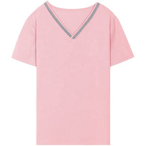 Camiseta para mujer con lavado ácido, 180GSM, algodón transpirable, estilo vintage casual, fabricante OEM de marca privada personalizada para mujeres - Product Image 3