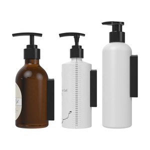 AOLQ all'ingrosso ABS Non-foratura a parete Dispenser di sapone staffa per <span class=keywords><strong>Shampoo</strong></span> Gel <span class=keywords><strong>doccia</strong></span> B staffa Hotel <span class=keywords><strong>porta</strong></span> bottiglia - Product Image 2