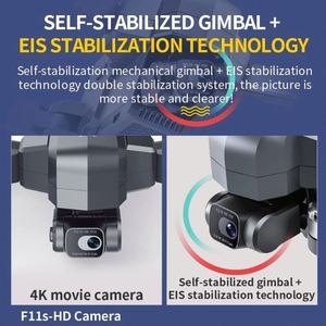 Dron Profesional F11s PRO 2025 con Cámara Dual 4K HD, Motor sin Escobillas, Plegable, Largo Alcance, GPS, Quadcopter RC - Product Image 5