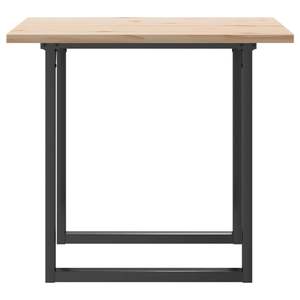 Tavolo da Pranzo in Pino Naturale e Acciaio Nero - Product Image 5