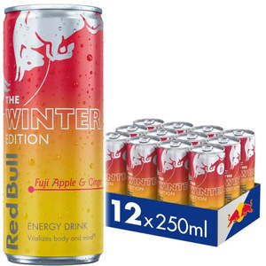 Proveedor mayorista barato de la bebida energética Red Bull The Winter Edition Fuji Apple & Ginger, éxito de ventas, 12 x 250 ml, Países Bajos - Product Image 6