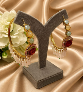 Premium Quality Beautiful Hoop <b>Earrings</b> Luxury Appeal Perfect For All Occasions Unique Design <b>Earrings</b> Suits All Outfits - Product Image 1