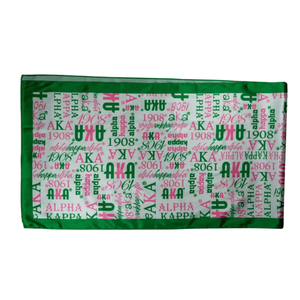 <b>Pink</b> and Green Signature Scarf Lightweight Fashion <b>Wrap</b> Printed Decorative Scarf Elegant Women Accessory for Daily Wear - Product Image 5