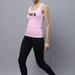 เสื้อกล้าม PIHA SPORTS สำหรับวัยรุ่นหญิง ไซส์พลัส สีพื้น ผ้าสเตรช แห้งเร็ว ระบายอากาศดี คอกลม สวมใส่สบาย เหมาะสำหรับฤดูร้อน - Product Image 6