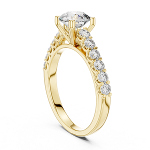 Anillo de Diamante Moissanite de Lujo Hecho a Mano - Product Image 4