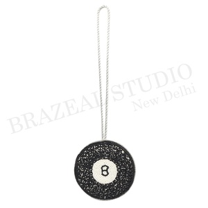 Tela de satén de terciopelo ecológica hecha a mano bordada personalizada al por mayor adornos para árboles de Navidad con Reno camello - Product Image 6