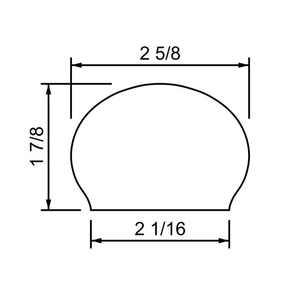Main courante en bois de chêne rouge massif antidérapante, pièces de main courante ronde, facile à installer pour escalier et balcon - Product Image 2