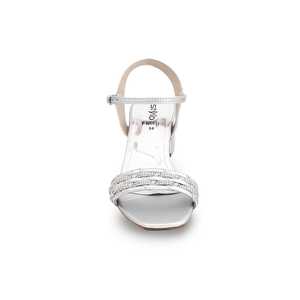 Sandalias Plata Tacón Fantasía Modelo FN5831 - Product Image 1