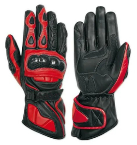 Guantes de Motocicleta de Cuero con Logotipo Personalizado Más Vendidos, Servicio OEM, Guantes de Carreras Unisex Antideslizantes, Guantes de Conducción Duraderos - Product Image 1