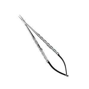 Porte-aiguille Castro incurvé microchirurgical, plaqué diamant, 18 cm, instrument chirurgical dentaire en acier inoxydable, kit de précision - Product Image 3