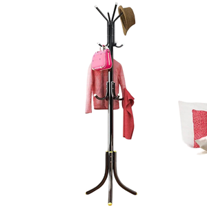 Perchero de hierro para colgar ropa, construcción metálica moderna y duradera para dormitorio, sala de estar, porche. - Product Image 1