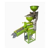 Machine à décortiquer le riz de qualité supérieure, équipement commercial automatique de traitement du riz pour le nettoyage, le décorticage et le polissage du paddy, à vendre