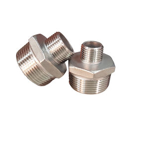 Raccord industriel en acier inoxydable réduisant l'insert de mamelon hexagonal Surface lisse Tailles personnalisées Perfection de haut niveau Prix raisonnable - Product Image 4