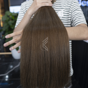 ผมแท้สไตล์ Fumi 15A คนเวียดนามผมต่อเป็นจำนวนมากย้อมสีผมลอนธรรมชาติเนื้อนุ่มสไตล์ยุโรป - Product Image 2