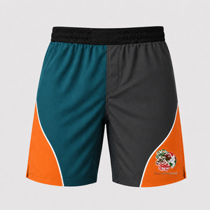 Shorts de combat MMA OEM confortables, extensibles, en polyester et élasthanne, design respirant, shorts MMA respirants personnalisés - Product Image 1
