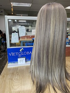 Peluca de cabello humano liso con cutícula alineada sin procesar 100% cabello humano virgen vietnamita liso - Product Image 3