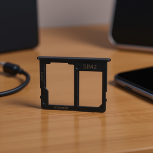 Tiroir pour carte SIM Samsung, pour Galaxy J4 Plus 2018 J415F J6 Plus 2018 J610F, noir, double SIM, emplacement microSD - Product Image 3