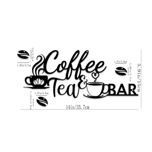 Letrero de Café de Hierro Envejecido Estilo Vintage CIFbuy, Decoración Rústica de Madera para Pared, para Cocina, Baño, Sala de Estar, Oficina, TikTok para Temu U - Product Image 6