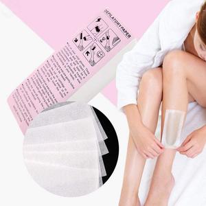 Bandes d'épilation jetables blanches non tissées 20x7cm pour salon de beauté et usage PMU - Product Image 1