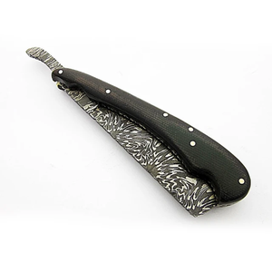 High Quality Japanese <b>Style</b> Men's Stainless Steel Blade Barber Razor Wood Folding Handle Customized Color Single Edge Face Tegra - Product Image 5