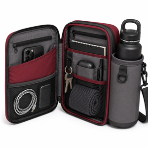 Sac Organisateur Magnétique Premium pour Fitness, Porte-Bouteille, Rangement d'Équipement d'Entraînement, Nylon 30-40L, Écologique, Léger, Logo Personnalisé - Product Image 6