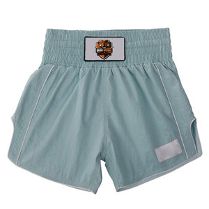 Ropa deportiva para hombre, pantalones cortos de Muay Thai para entrenamiento, combate, gimnasio, ejercicio y artes marciales. - Product Image 1