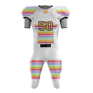 Jersey de Fútbol Americano de Alta Demanda a Precio de Mayoreo, Transpirable, Antibacterial, Diseño Personalizado, Uniforme de Fútbol Americano - Product Image 2