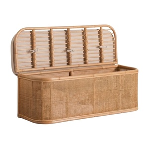 Handcrafted Rattan Trunk Children Furniture Storage Bench Best Quality Factory Price Wholesale Hot Sale - Product Image 2