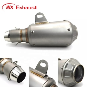 Silencieux de tuyau d'échappement en titane de silencieux de <span class=keywords><strong>moto</strong></span> universel haute Performance pour moins de 400CC - Product Image 2