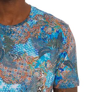 Camiseta de Hombre de Moda, Corte Regular, 100% Algodón, Sublimación Completa, Cuello Redondo, Manga Corta, Anti-Pilling, para Adultos - Product Image 6