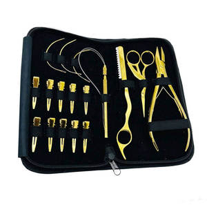 Kit de Herramientas para Extensiones de Cabello, Alicates Metálicos, Tijeras, Pinzas, Herramienta de Instalación y Remoción, Calidad Profesional Premium, Precio al por Mayor - Product Image 4